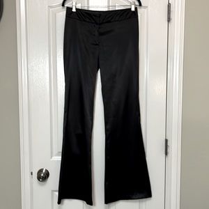 NWOT Zinc small black satin dress pants! No snags 30” inseam.
